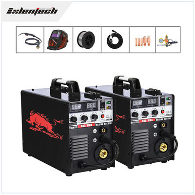 Karbon Çelik için Akı Özlü 200 Amp İnverter Mig Kaynakçı Taşınabilir